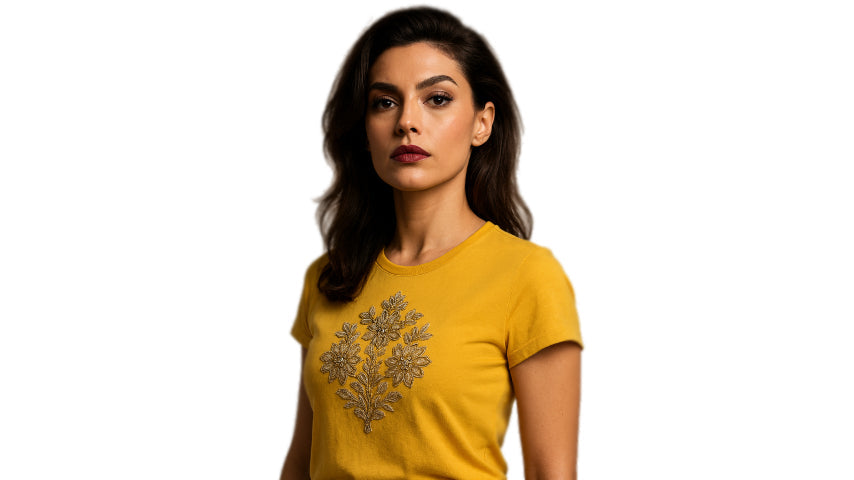 Embroidered T-shirts