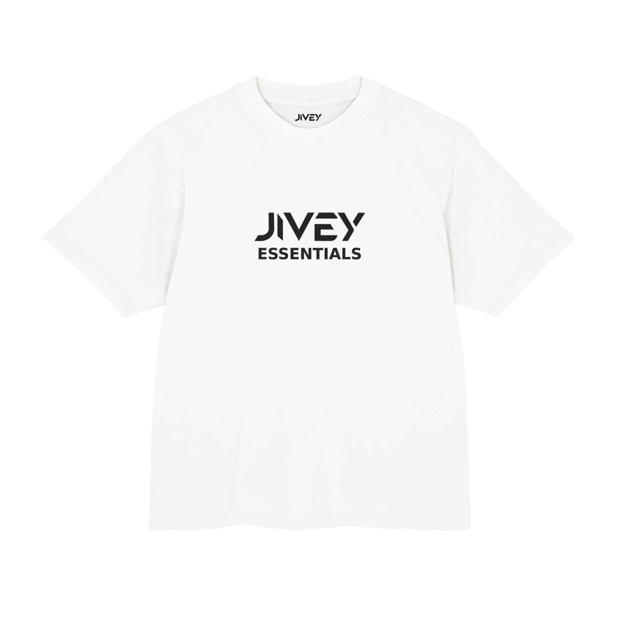 JIVEY Essentials Unisex Urban Heavy Combed Cotton Jersey Tee