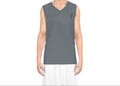 JIVEY Essentials Men's Moisture-wicking Steel Grey Basketball Jersey