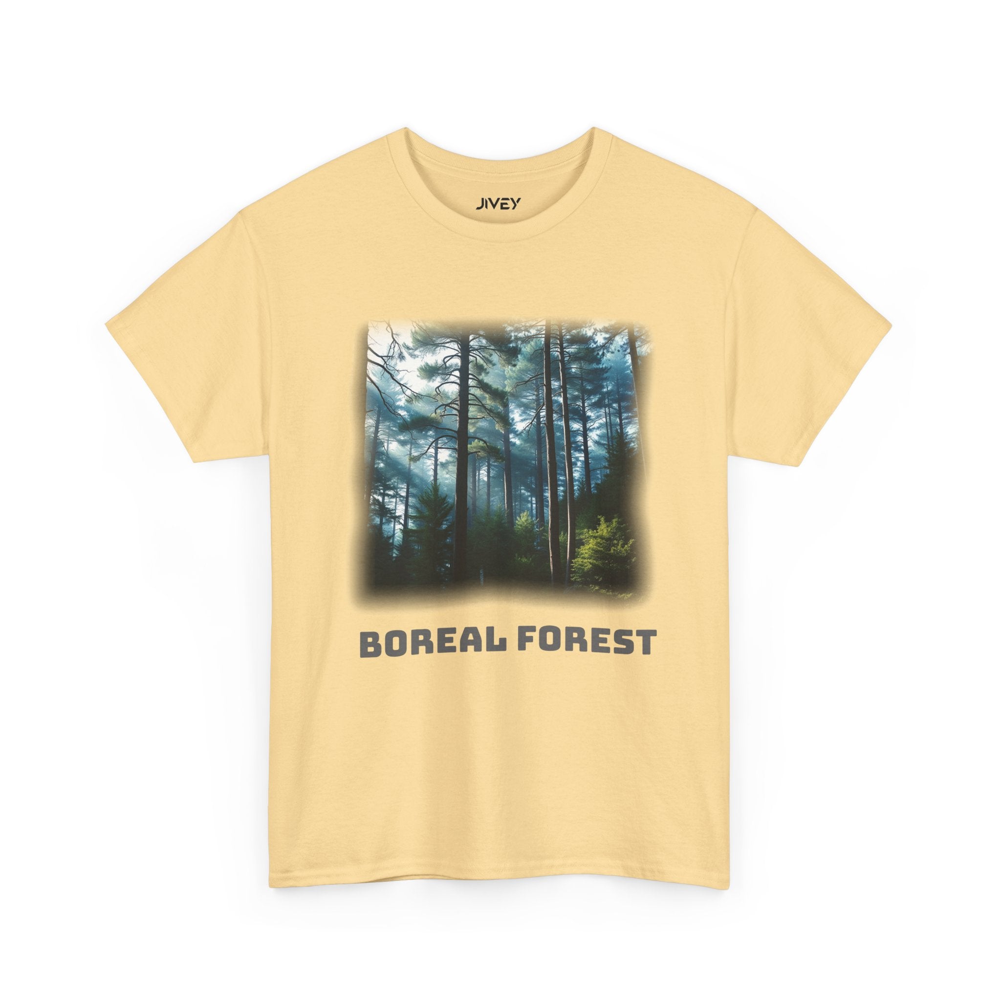 Boreal Forest Canadian Identity Unisex Heavy Cotton Tee