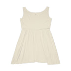 JIVEY Eminent Mid-length Comfy Cream Skater Dress