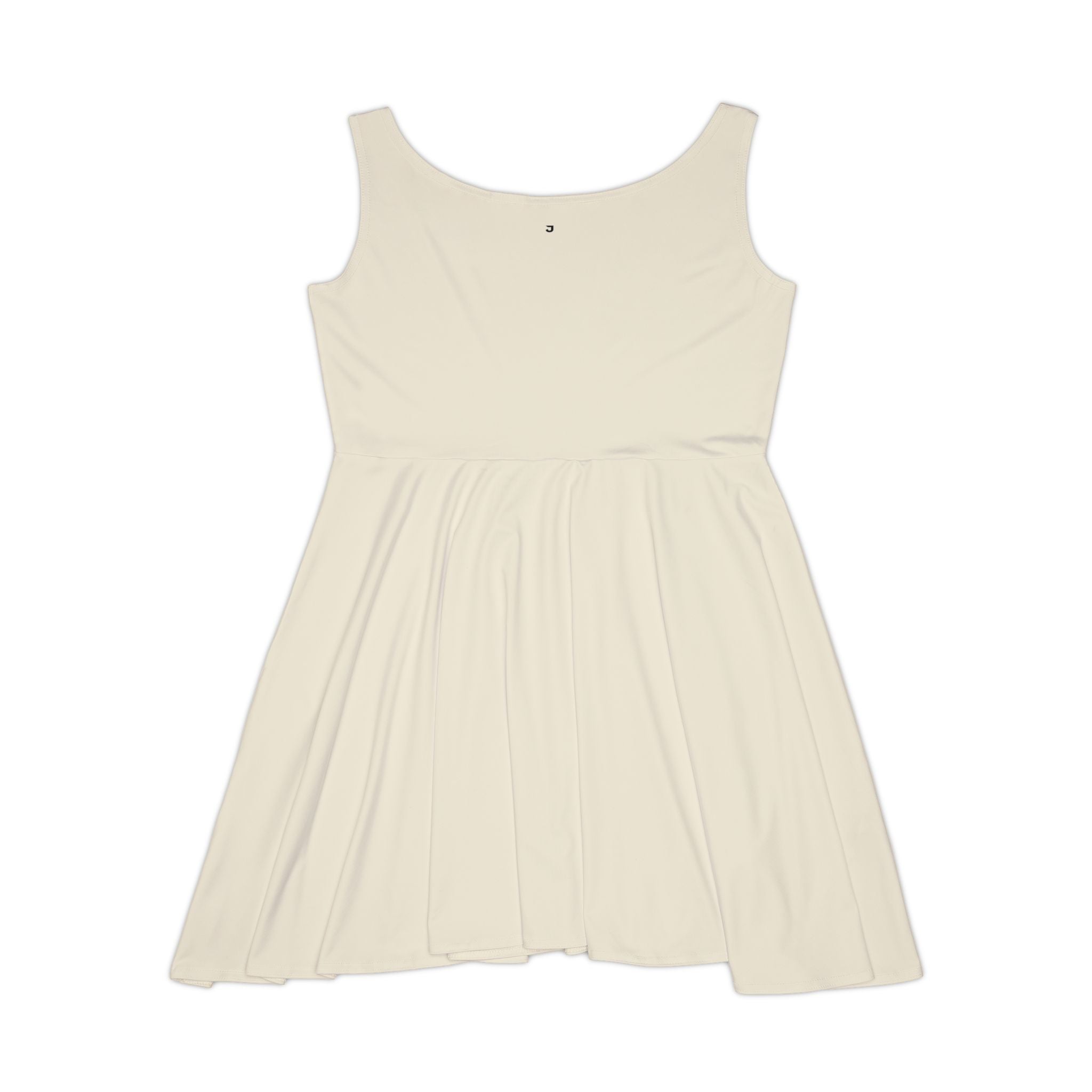 JIVEY Eminent Mid-length Comfy Cream Skater Dress