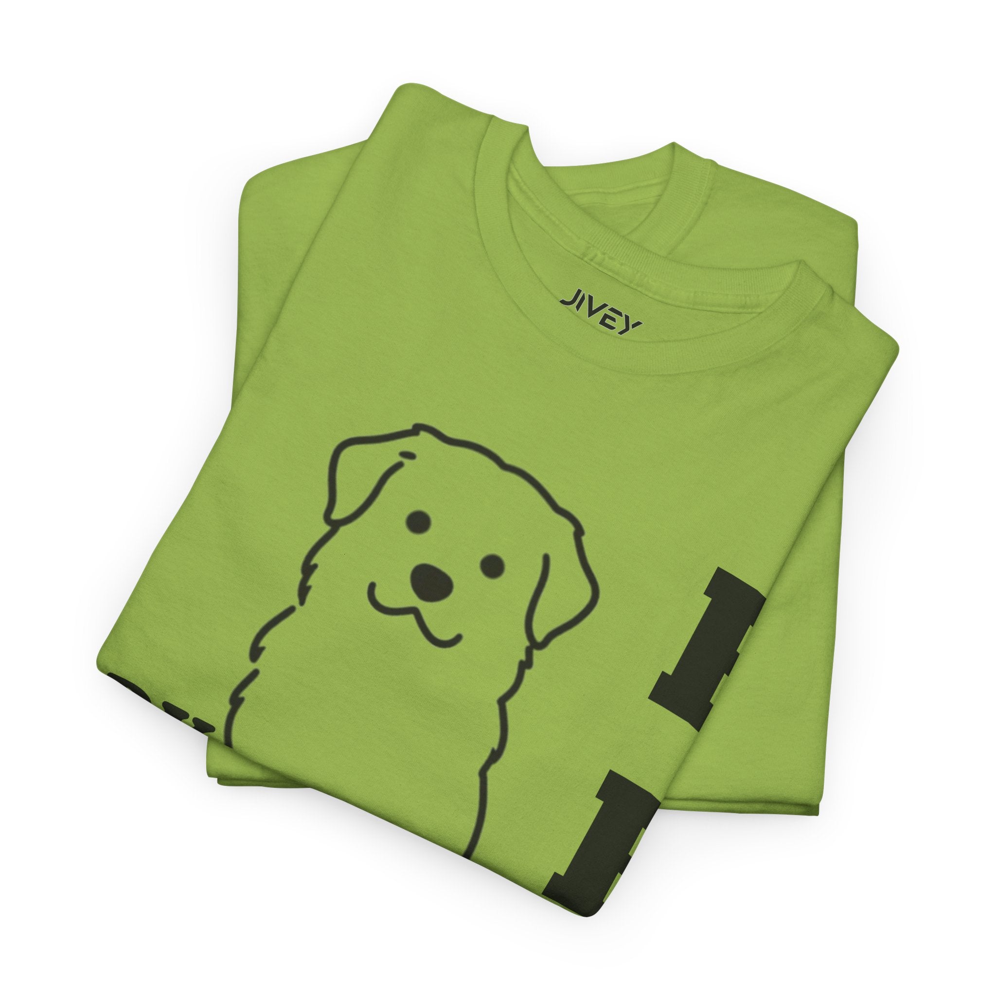 Single Line Pet Art Style Heavy Cotton Tee
