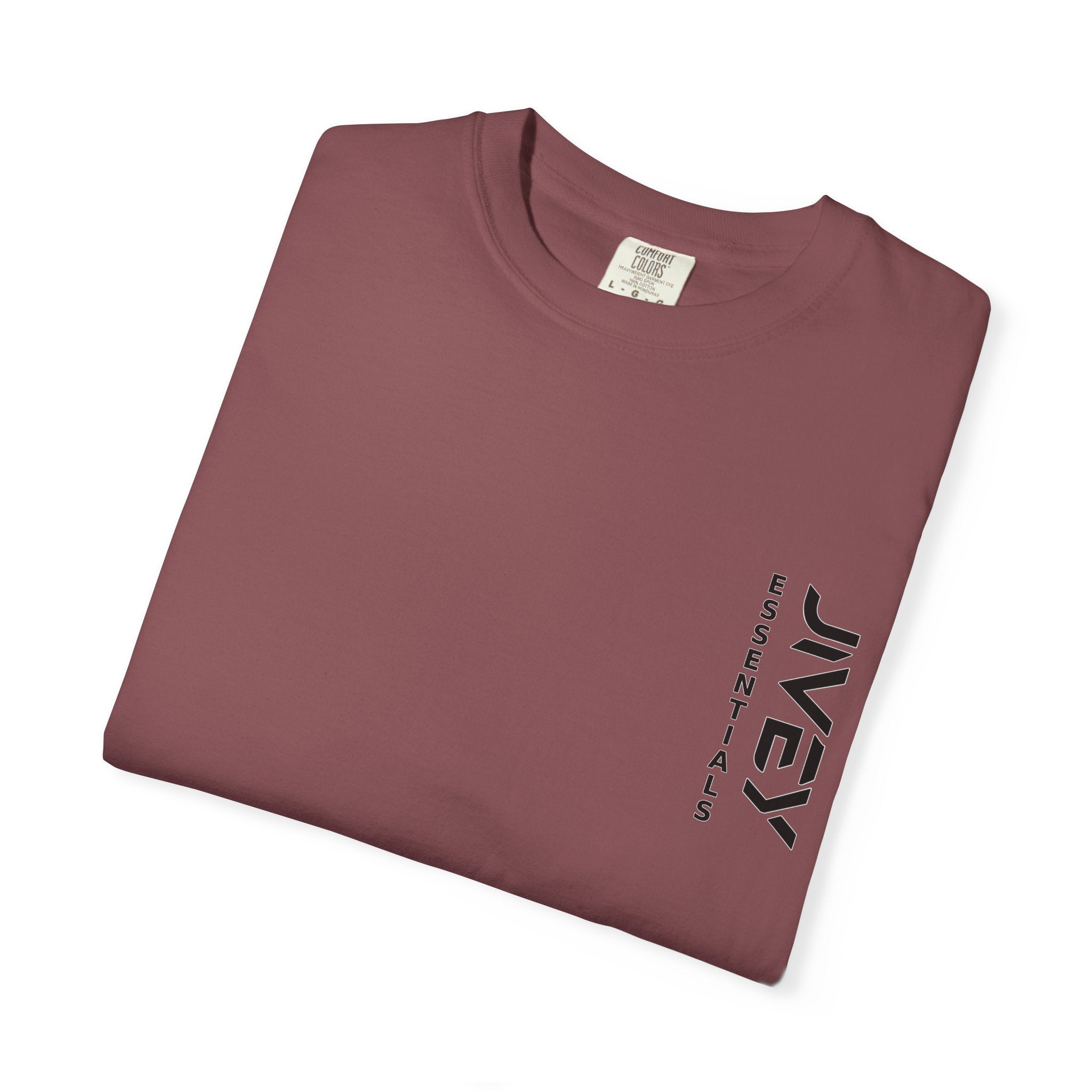 JIVEY Essentials Unisex Garment-Dyed Durable Ring-spun Cotton T-shirt