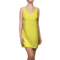 JIVEY Eminent Light-fabric Sporty-fit Lemon Racerback Dress