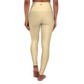 JIVEY Essentials Women's High Waisted Skinny-fit Peach Yoga Leggings