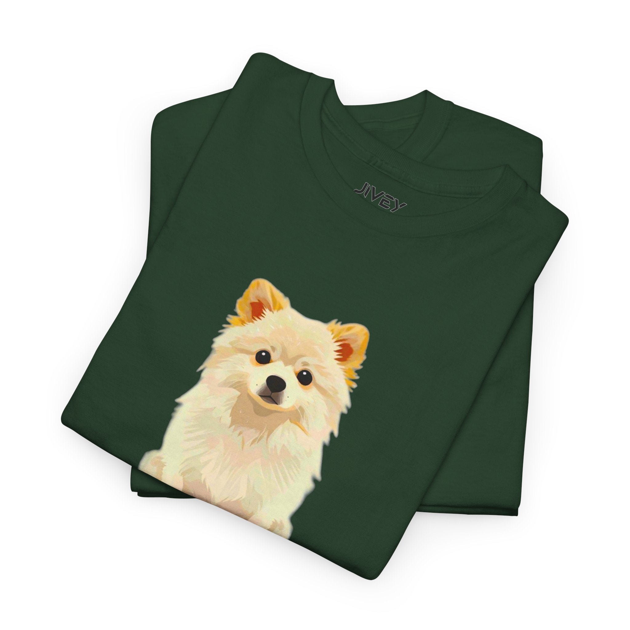 Beloved Pet Portrait Dry Paint Heavy Cotton Tee