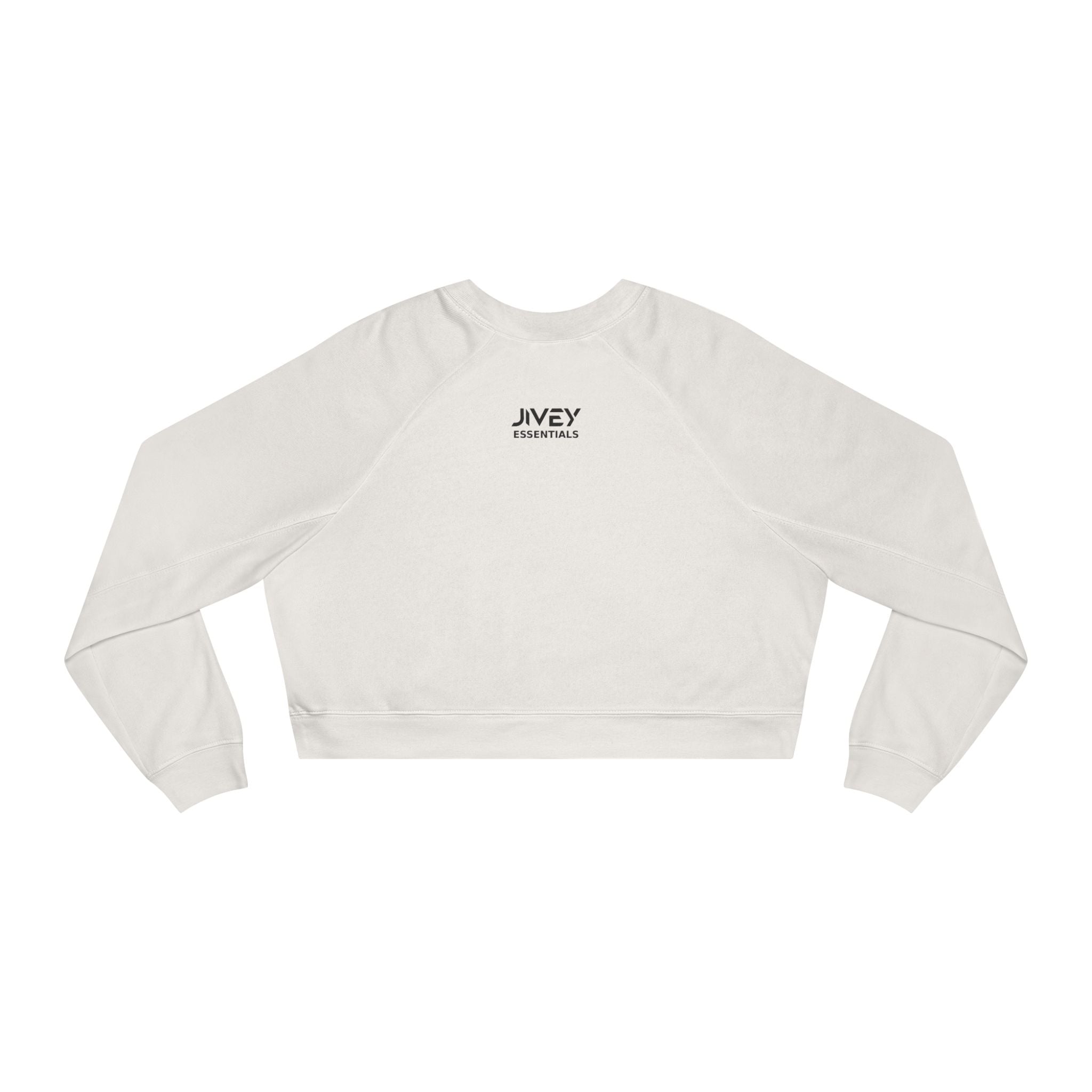JIVEY Essentials Women's Cropped Fleece Pullover Sweatshirt