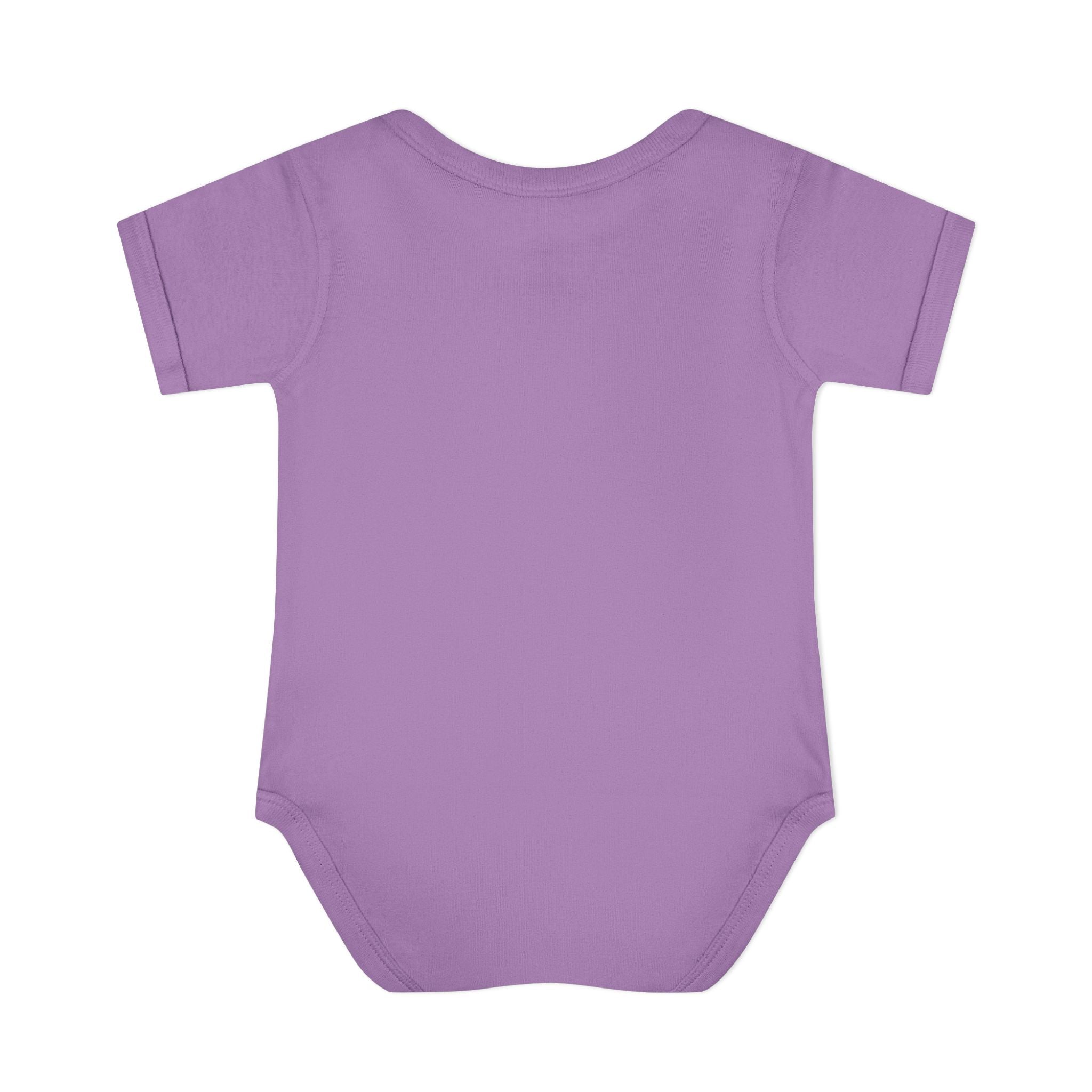 JIVEY Essentials Infant Baby Rib Short Sleeves Pink Bodysuit