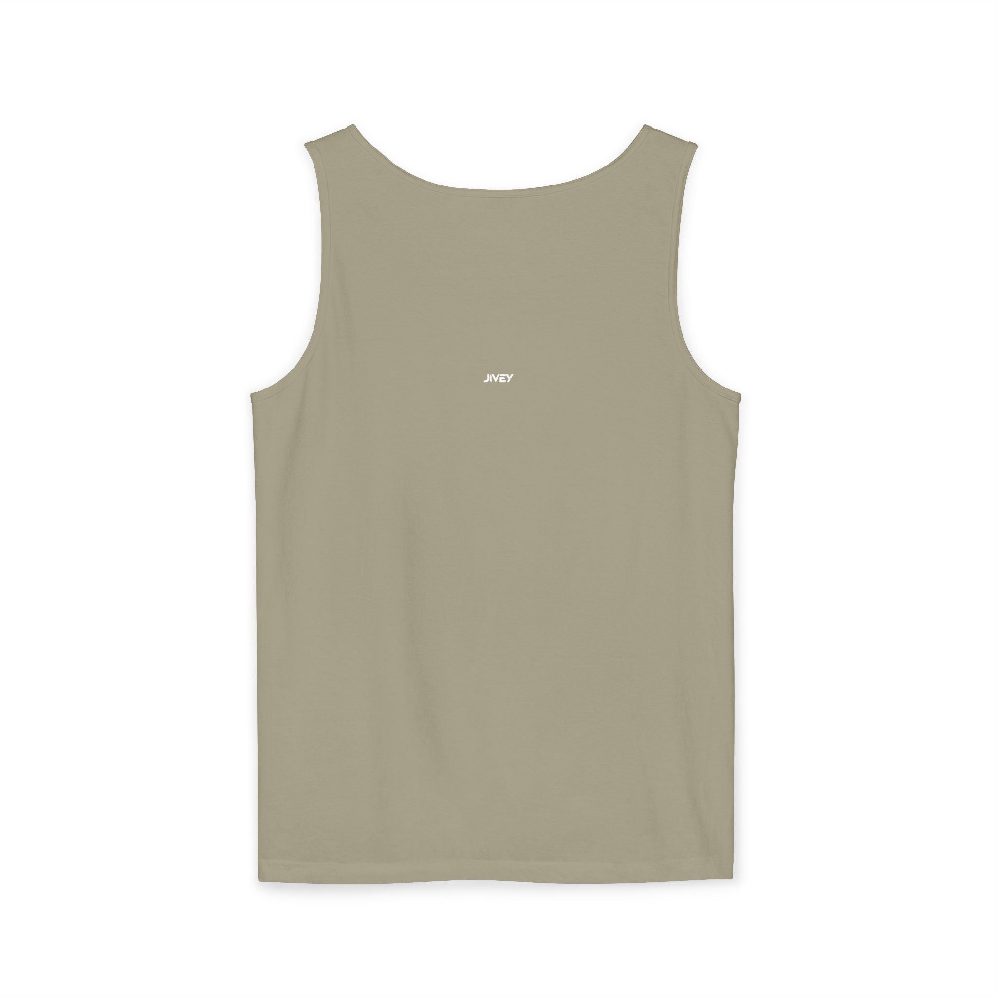 JIVEY Essentials Unisex Relaxed-fit Dark Garment-Dyed Tank Top