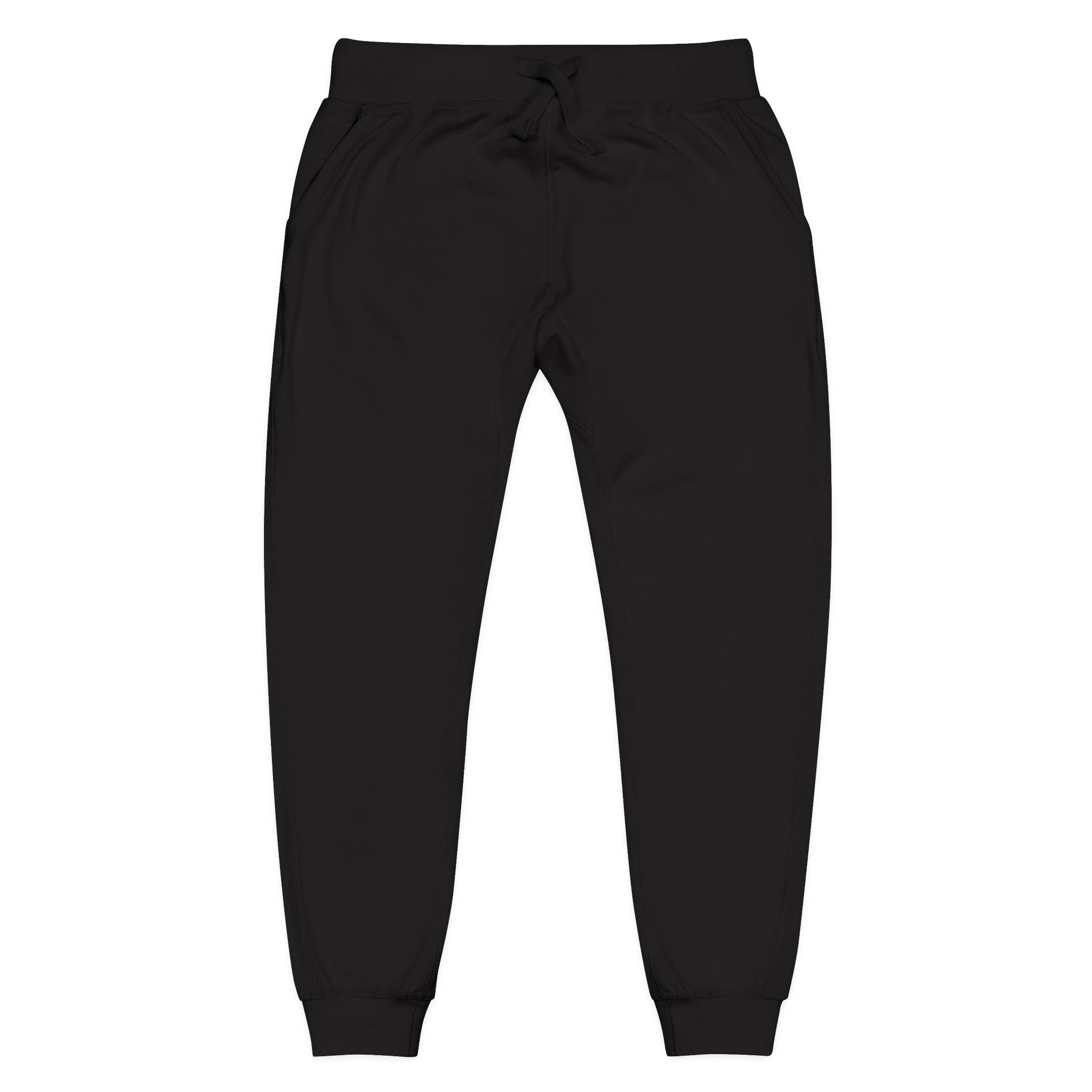 JIVEY Essentials Unisex Fleece Embroidery Cotton Dark Sweatpants