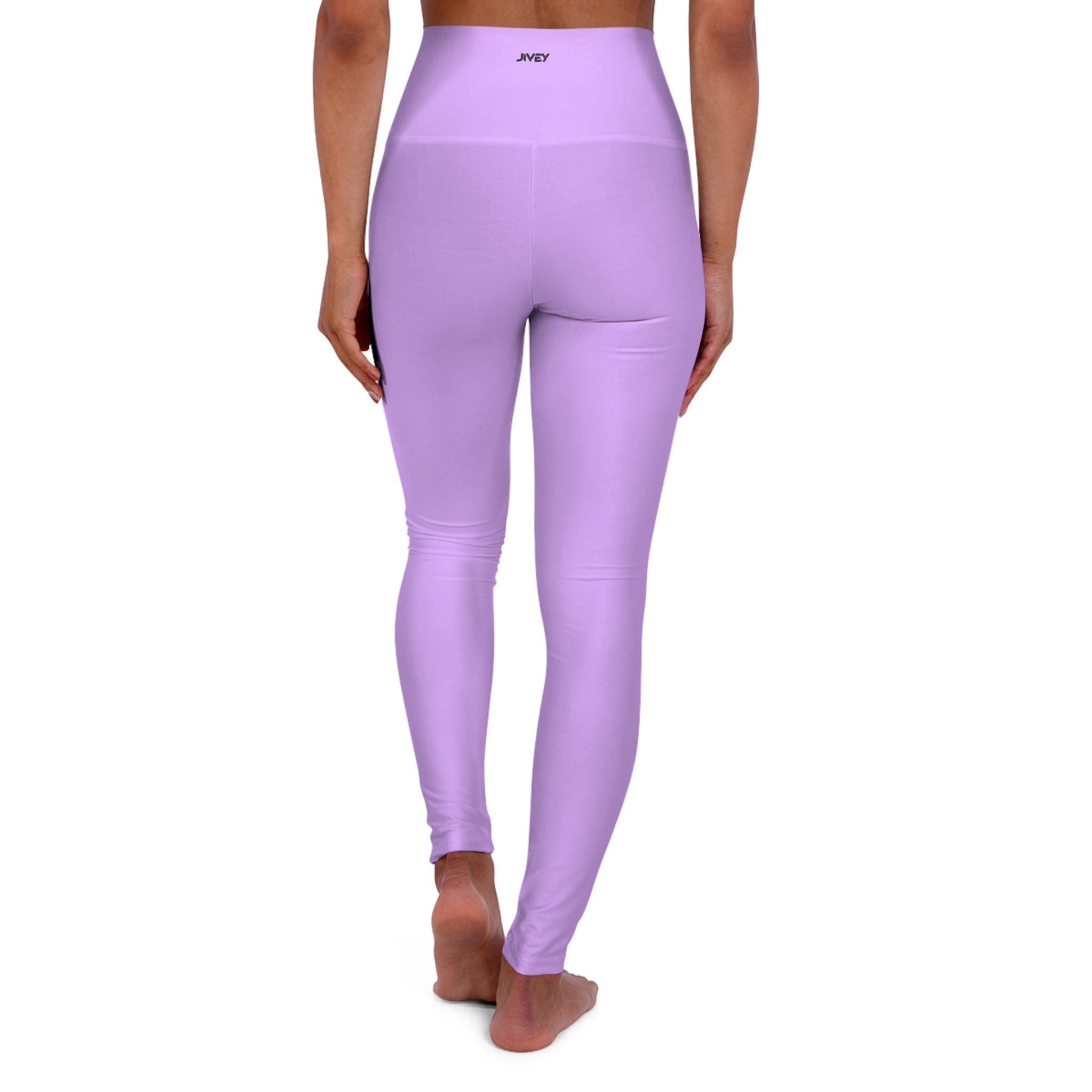 JIVEY Essentials Women's High Waisted Skinny-fit Mauve Yoga Leggings