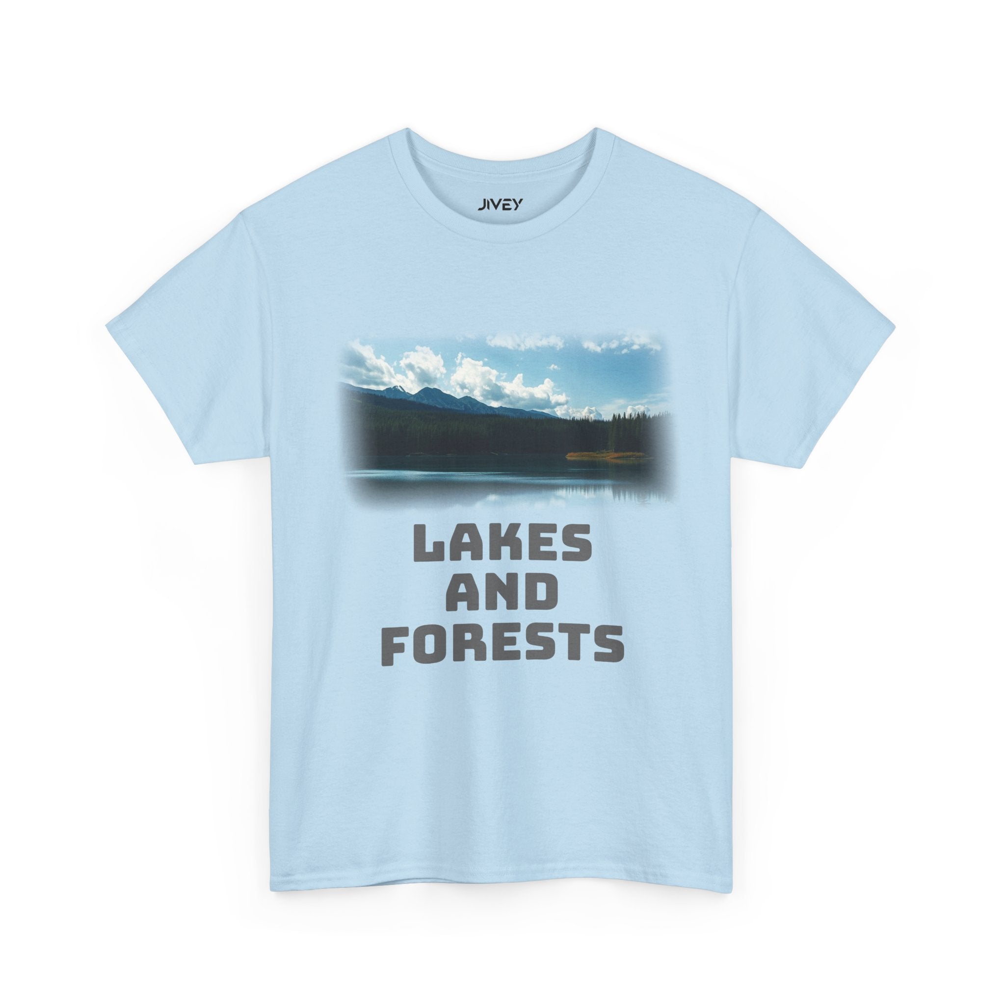 Land of Lakes and Forests Unisex Heavy Cotton Tee