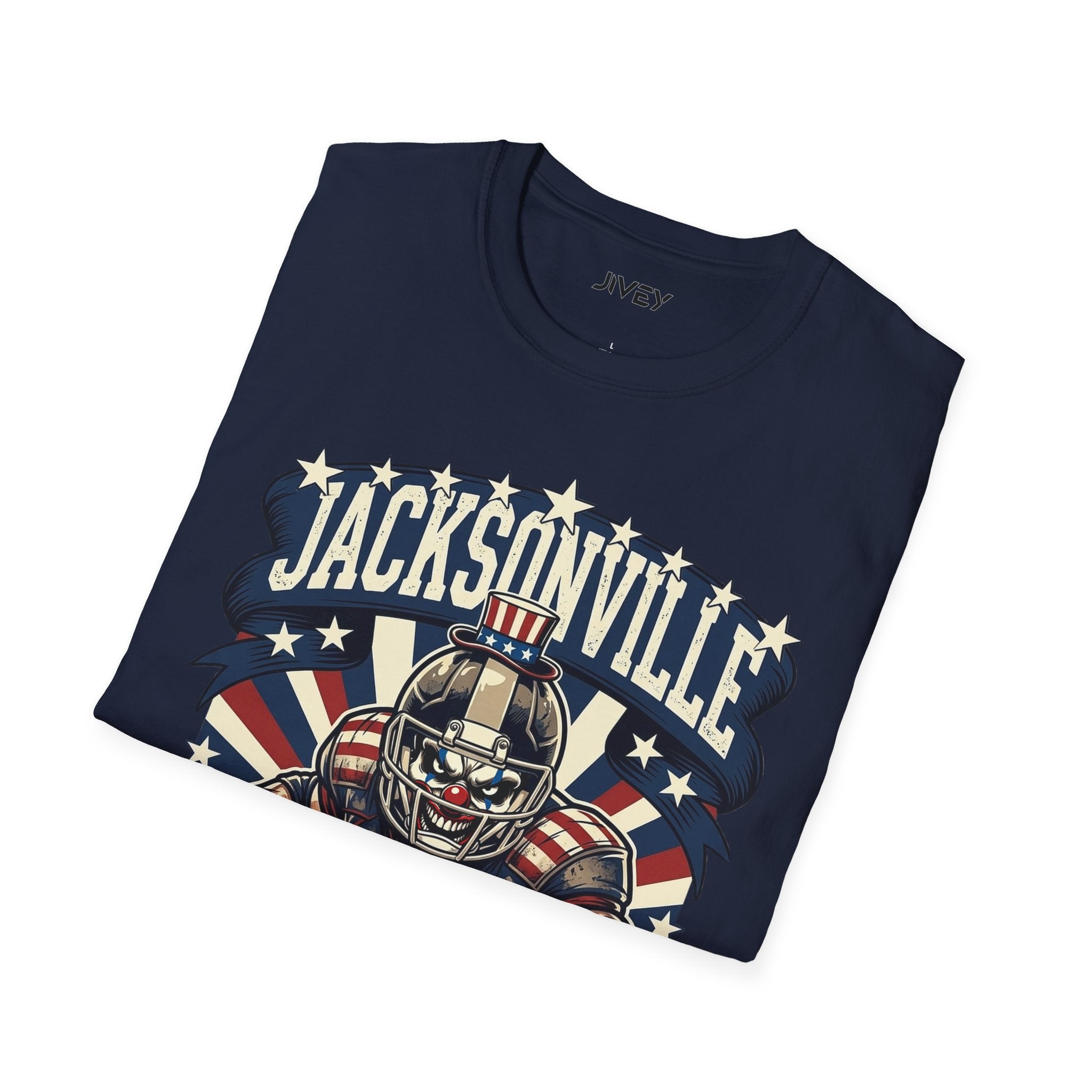 Jacksonville Hustle Football Dark Tones Tee