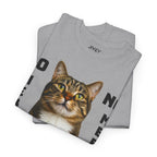 Beloved Pet Portrait Tabby Cat Heavy Cotton Tee