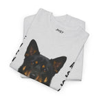 Beloved Pet Portrait Australian Kelpie Dog Heavy Cotton Tee