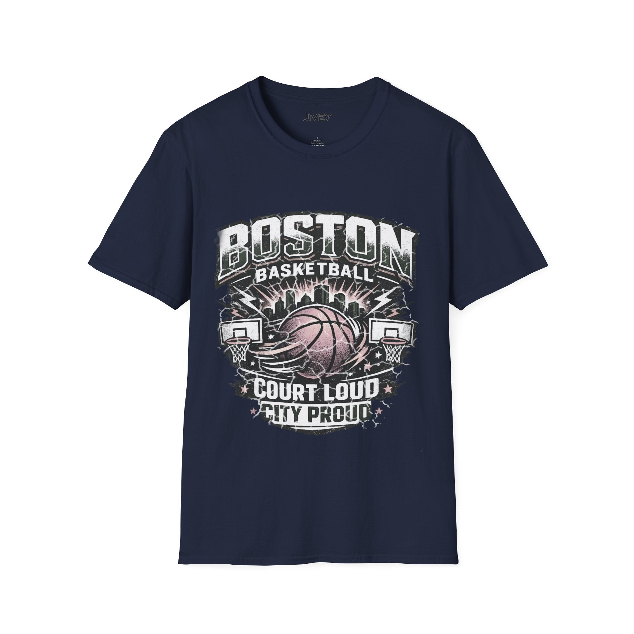 Boston Court Loud Basketball Tee