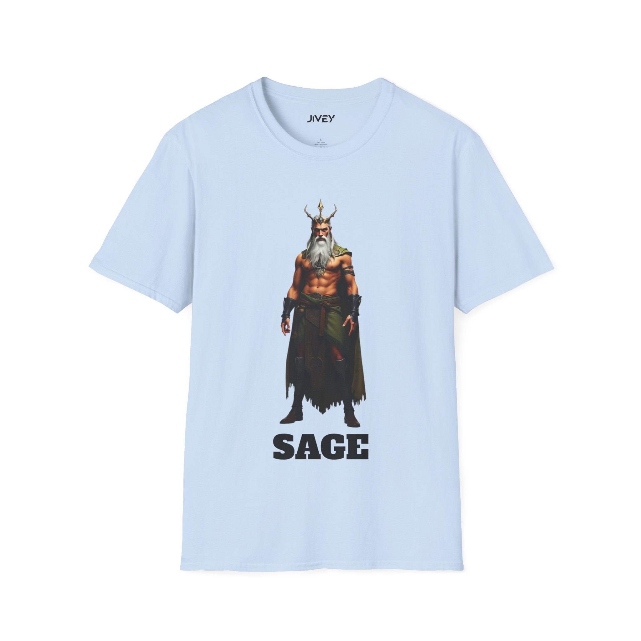Sage Superhero Softstyle Tee