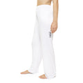 JIVEY Essentials Women's Light-fabric Brushed Poly White Pajama Pants