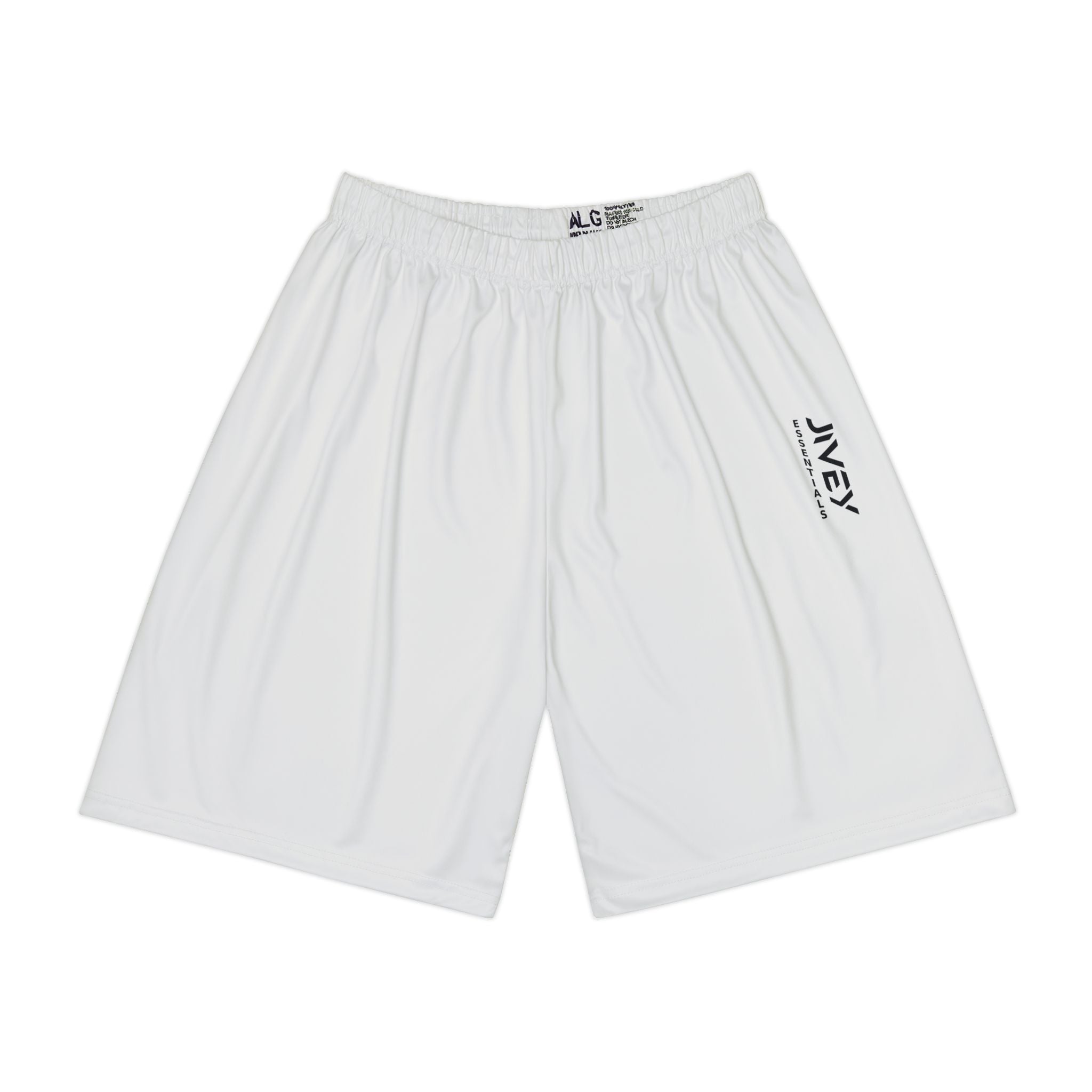 JIVEY Essentials Men’s Comfy-fit Moisture-wicking Platinum Sports Shorts