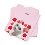 Forever Loved Cats Dry Paint Heavy Cotton Tee