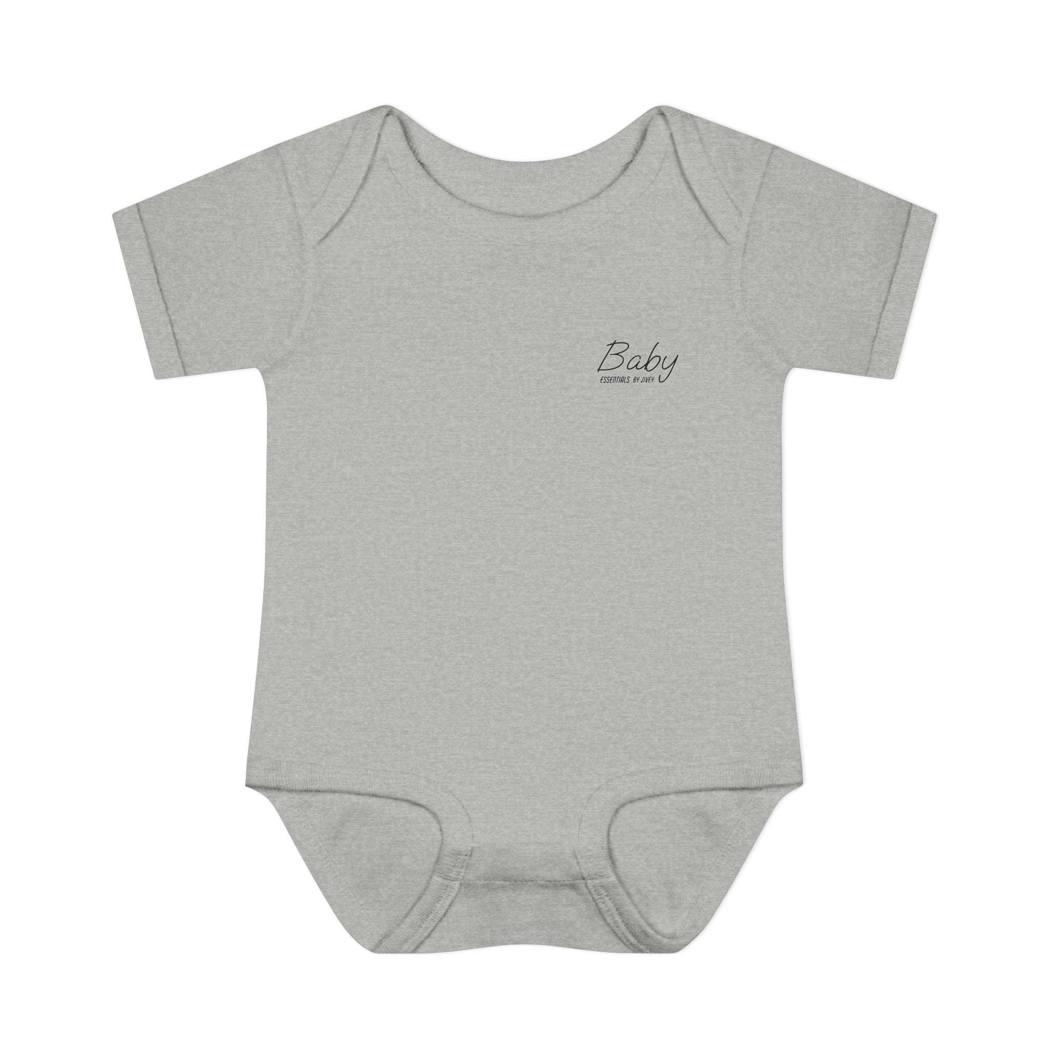 JIVEY Essentials Infant Baby Rib Short Sleeves Bodysuit
