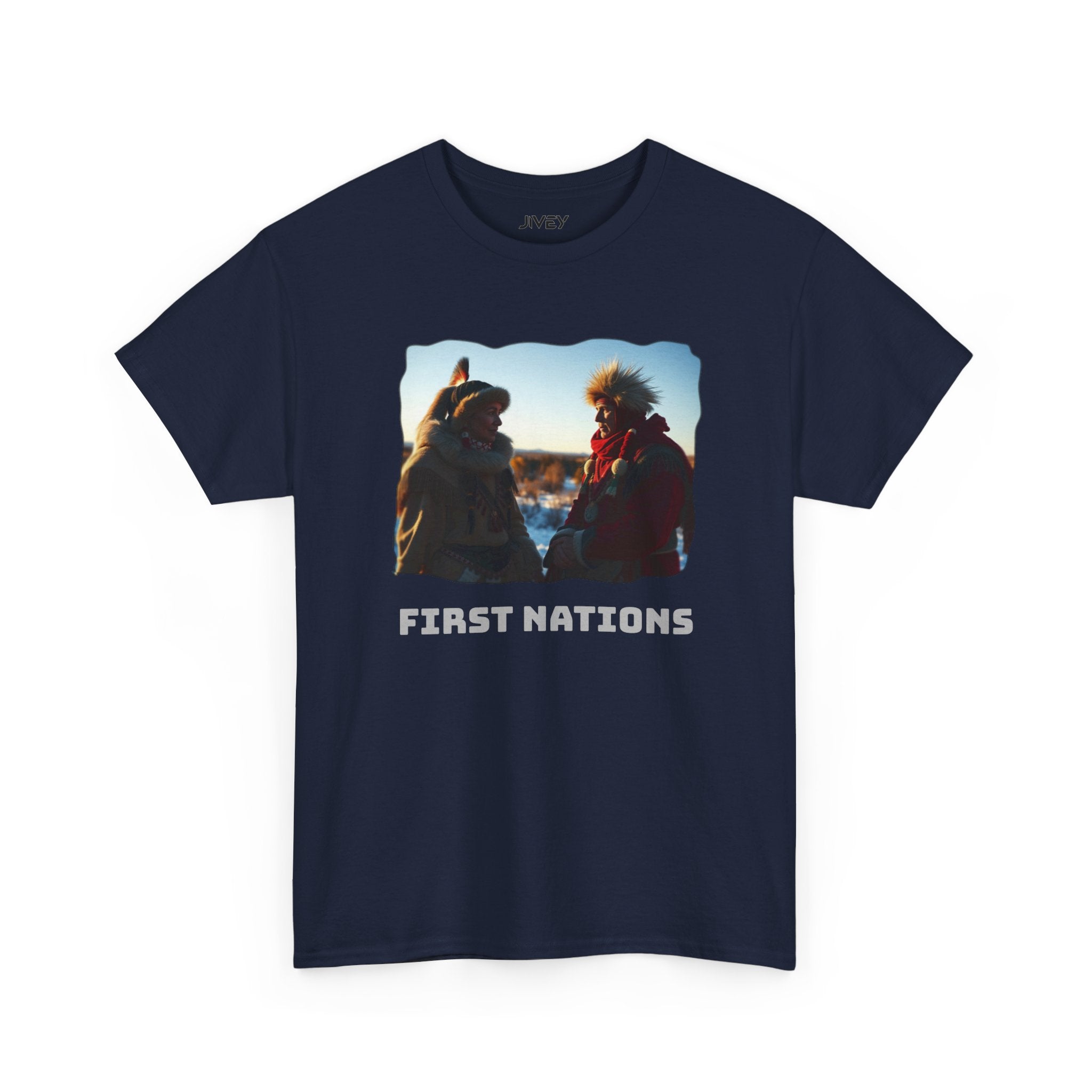 First Nations Inuit and Métis Indigenous Unisex Heavy Cotton Tee