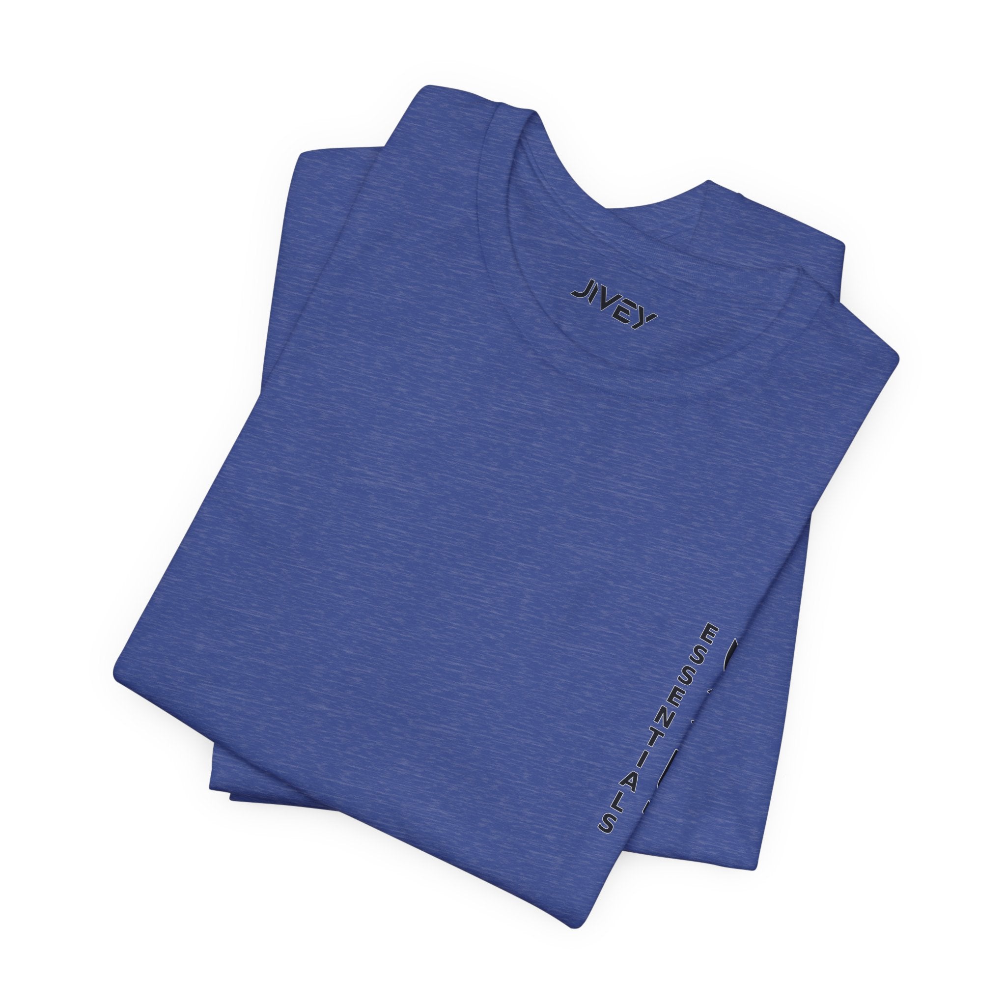 JIVEY Essentials Unisex Jersey Short Sleeve Soft Cotton Tee