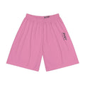 JIVEY Essentials Men’s Comfy-fit Moisture-wicking Cadillac Pink Sports Shorts