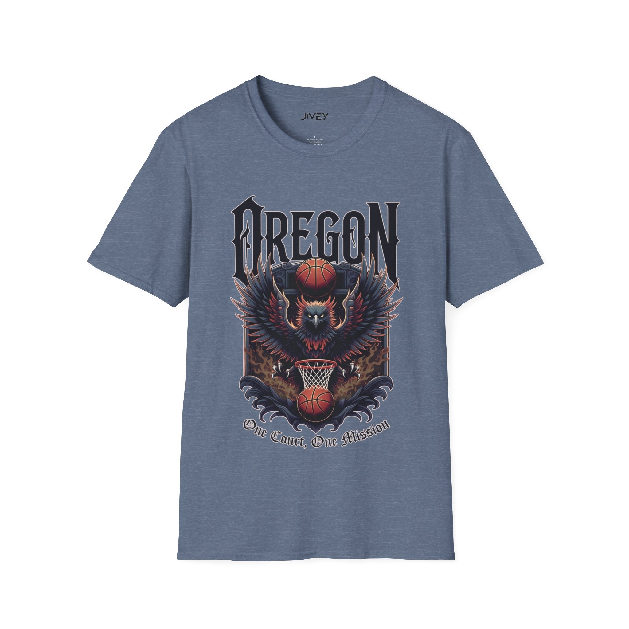 Oregon One Mission Basketball Gothic T-Shirt