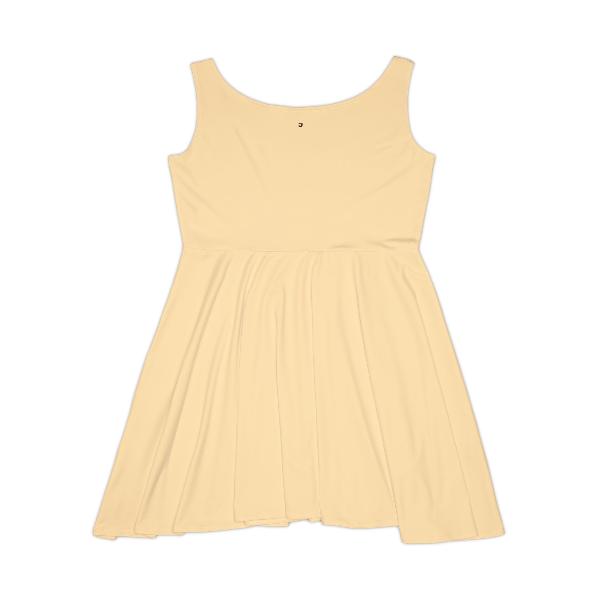 JIVEY Eminent Mid-length Comfy Peach Skater Dress