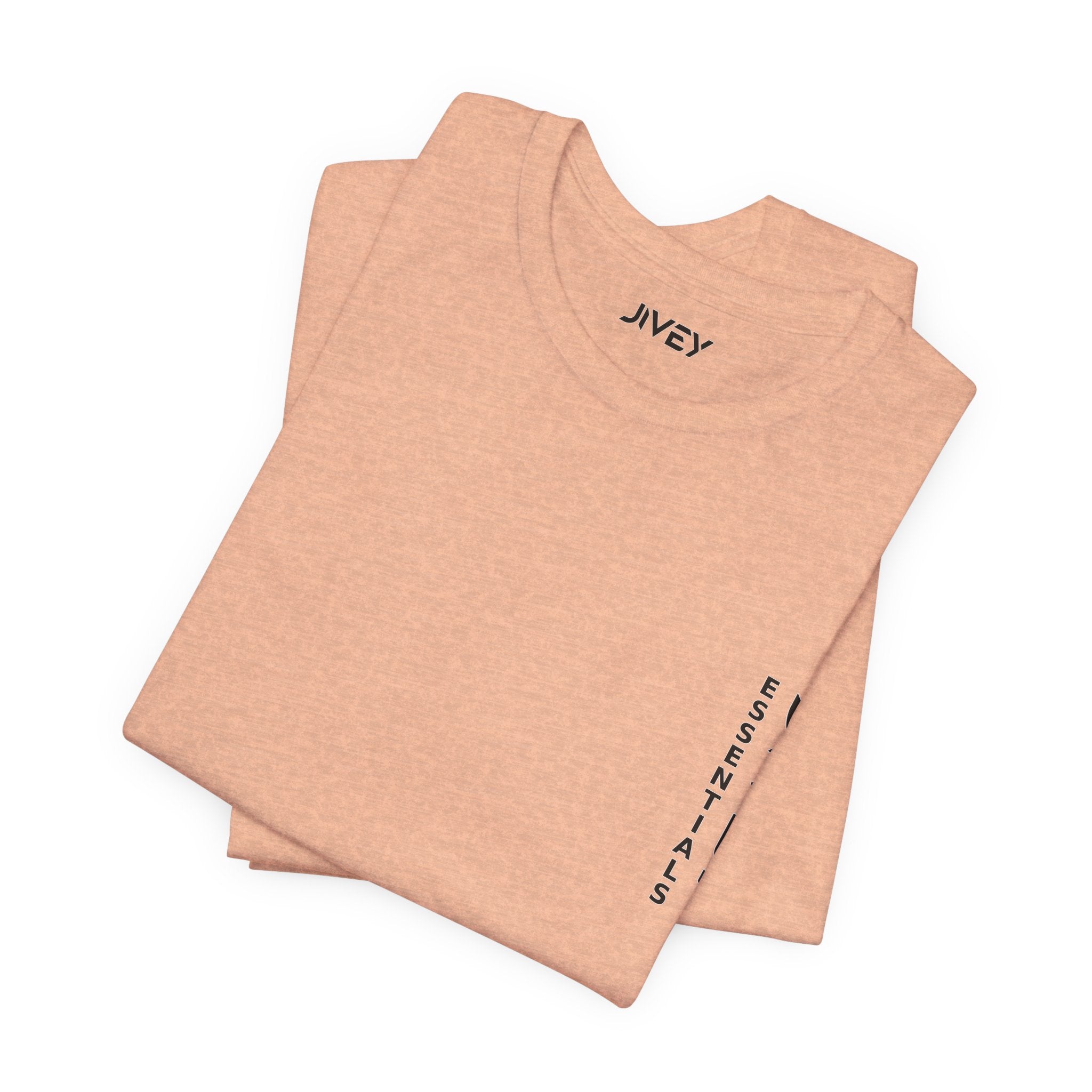 JIVEY Essentials Unisex Jersey Short Sleeve Soft Cotton Tee
