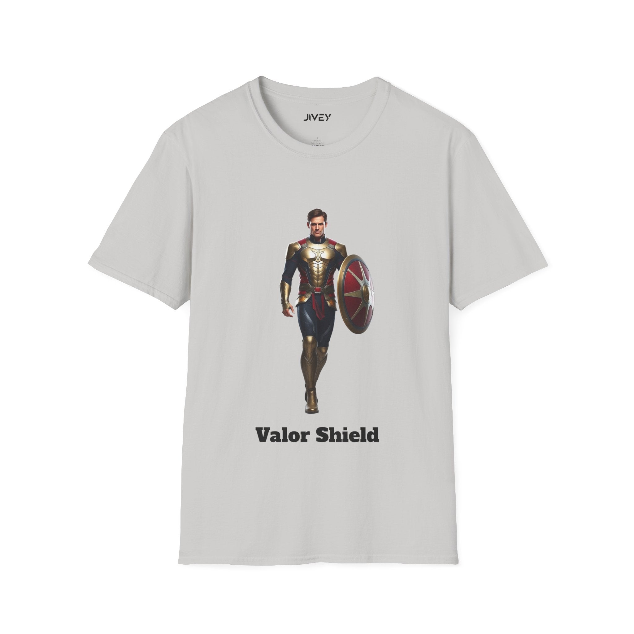 Valor Shield Superhero Softstyle Tee