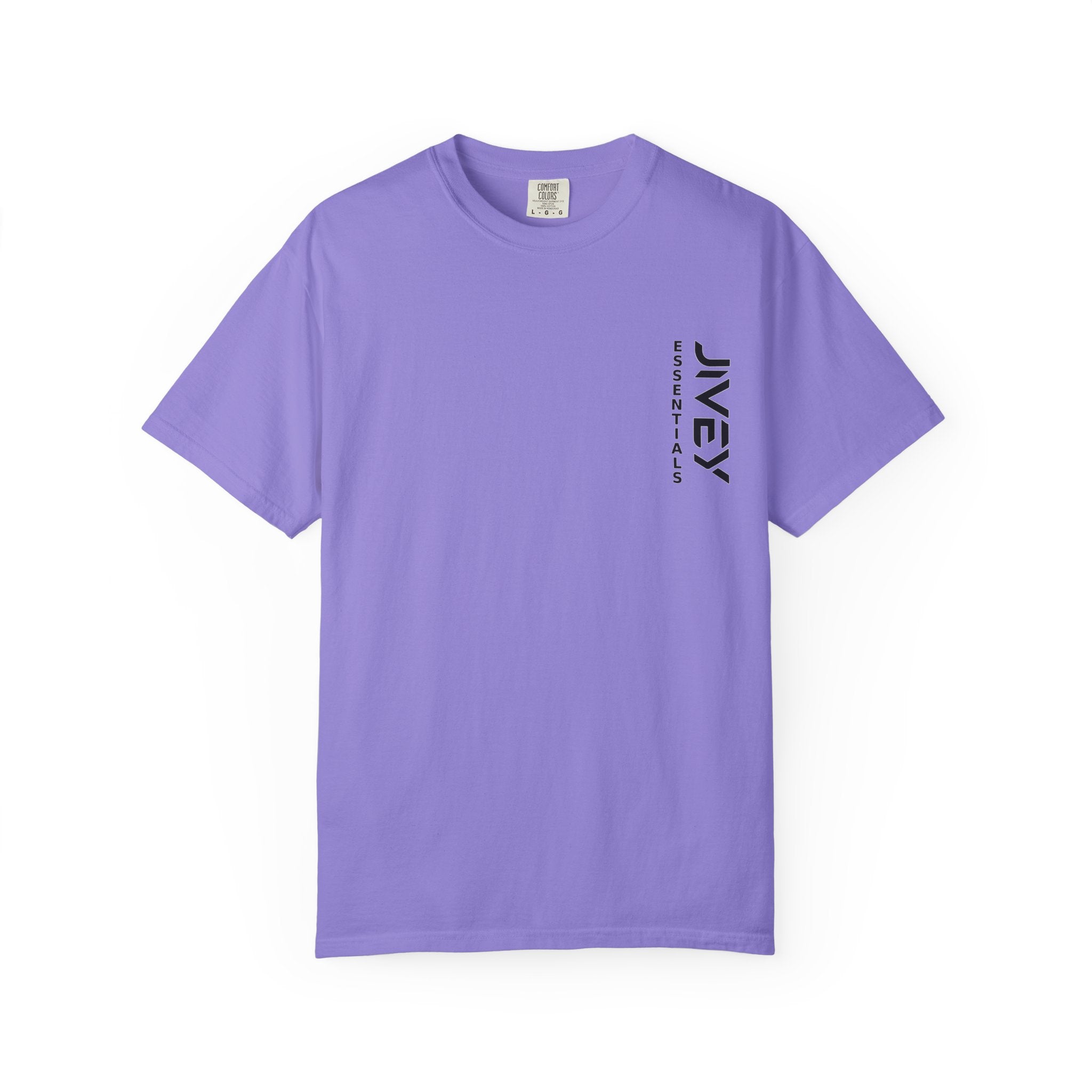 JIVEY Essentials Unisex Garment-Dyed Durable Ring-spun Cotton T-shirt