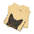 Beloved Pet Portrait Australian Kelpie Dog Heavy Cotton Tee