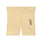 JIVEY Essentials Women's Moisture-wicking Skinny-fit Peach Biker Shorts