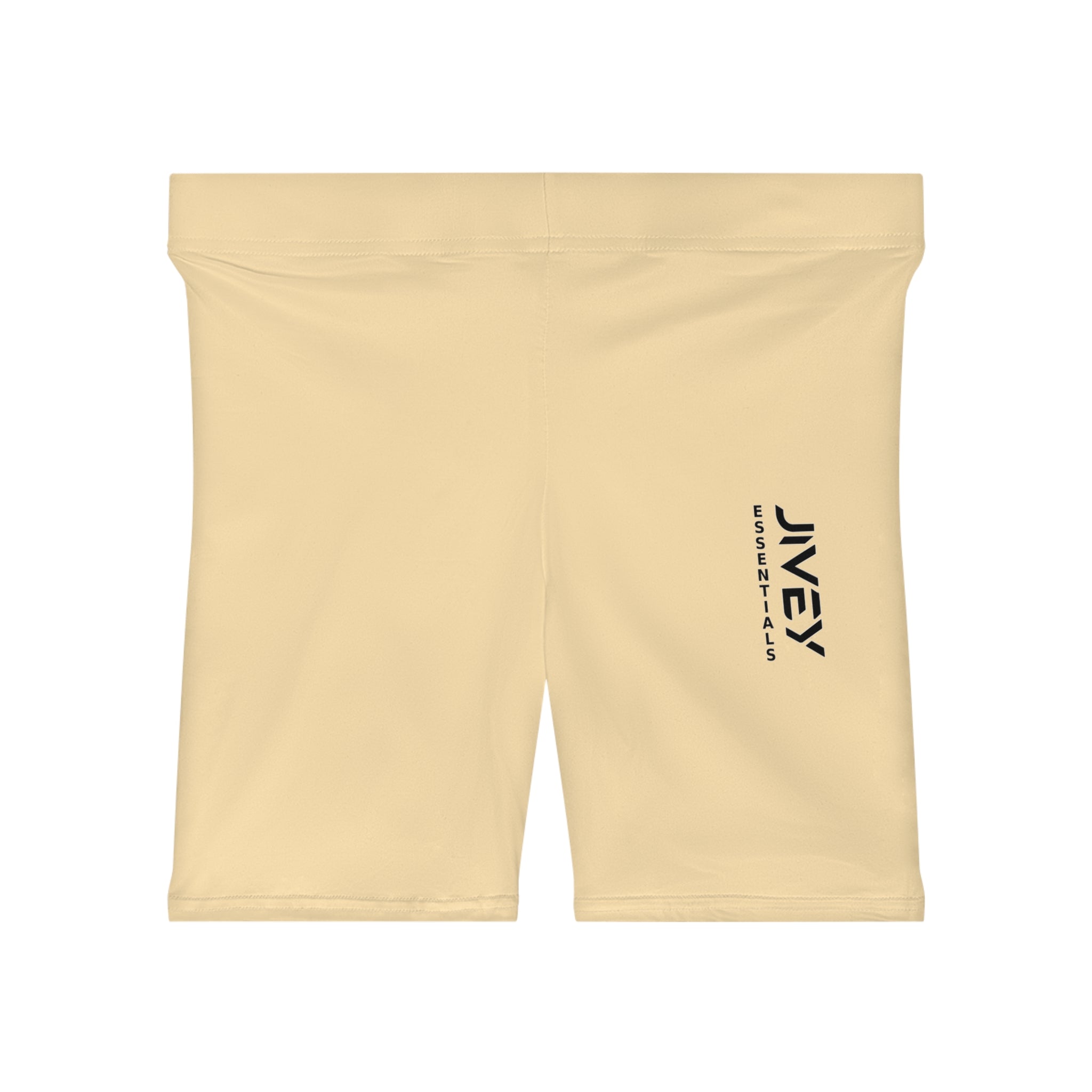 JIVEY Essentials Women's Moisture-wicking Skinny-fit Peach Biker Shorts
