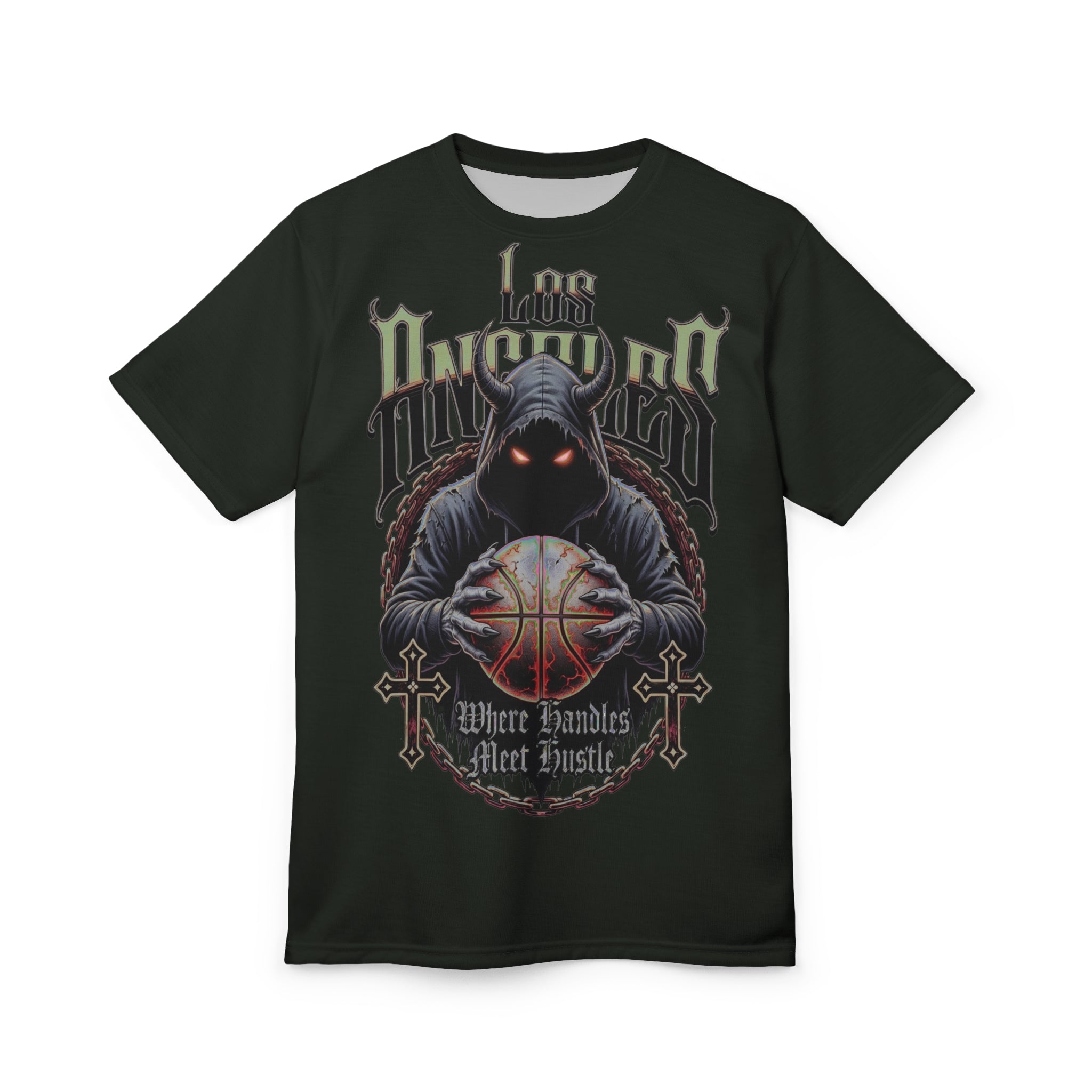 Los Angeles Gothic Mega  Basketball Tee
