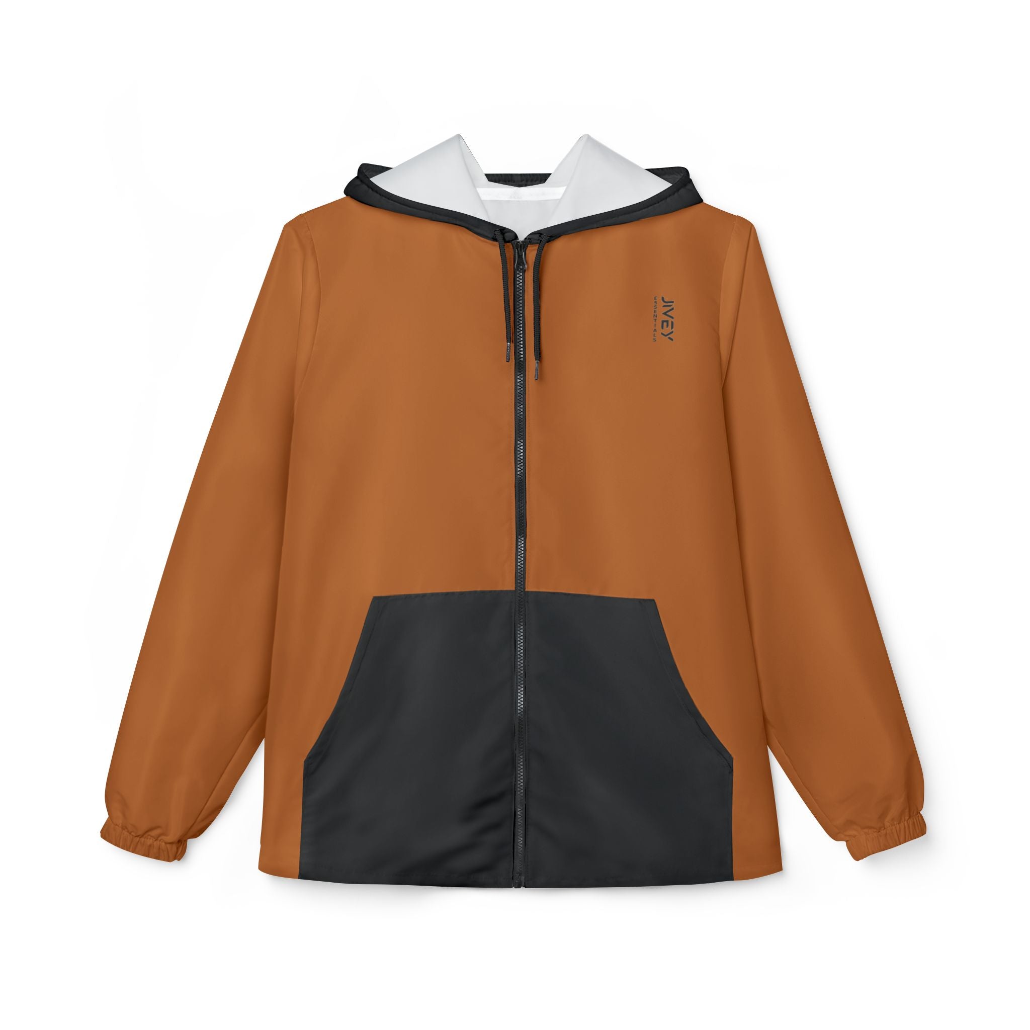 JIVEY Essentials Unisex Light-fabric Windbreaker Brown Jacket