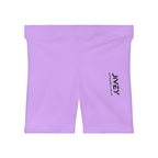 JIVEY Essentials Women's Moisture-wicking Skinny-fit Mauve Biker Shorts