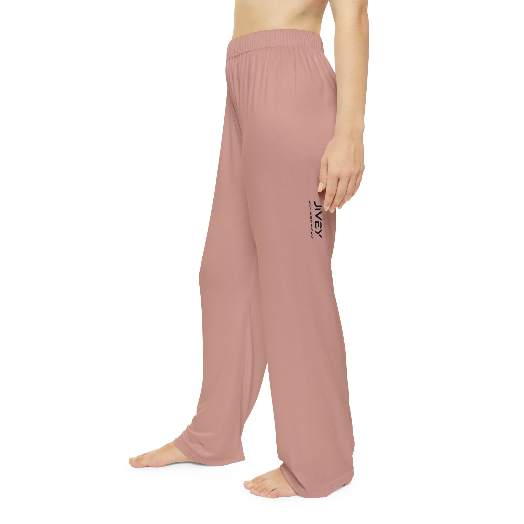 JIVEY Essentials Women's Light-fabric Brushed Poly Rosy Brown Pajama Pants