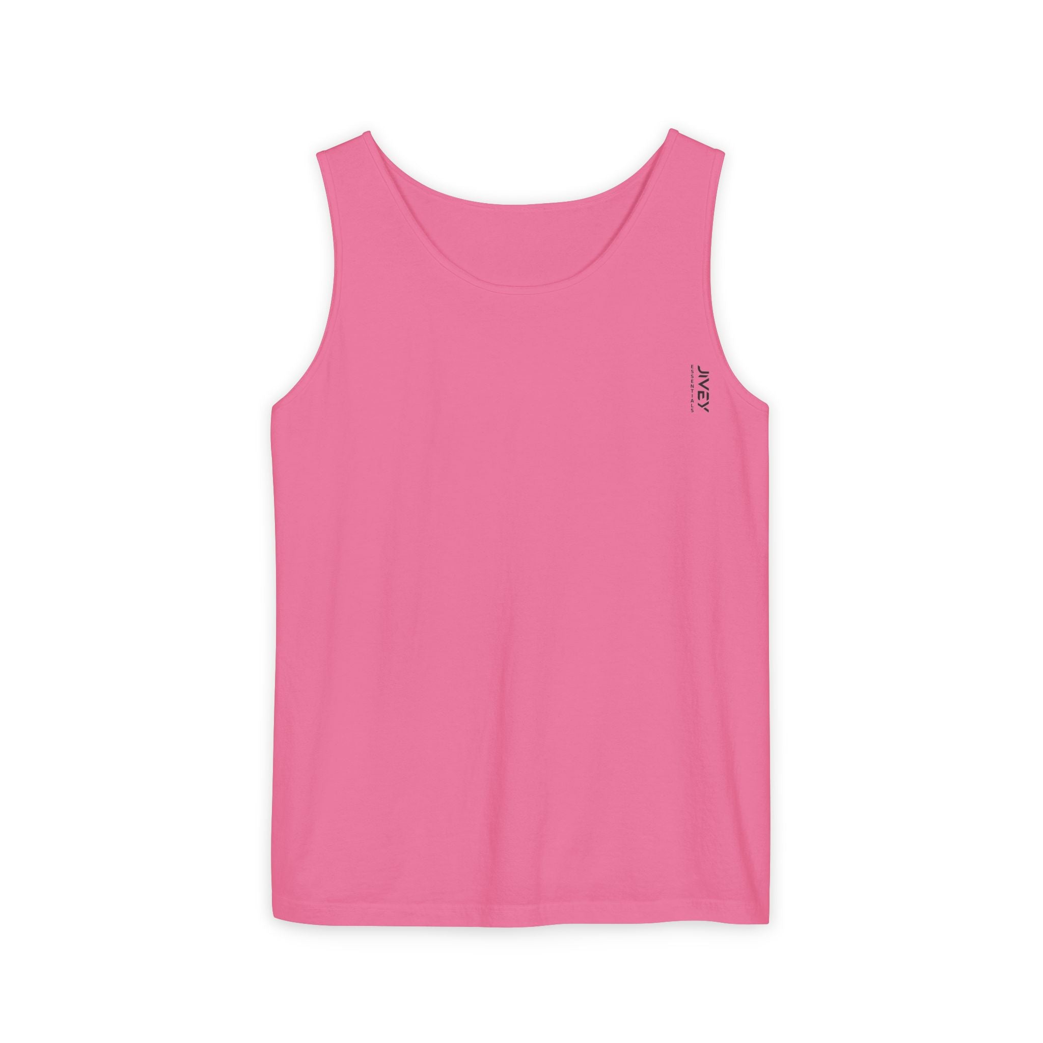 JIVEY Essentials Unisex Relaxed-fit Light Garment-Dyed Tank Top