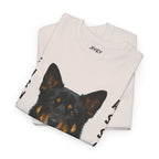 Beloved Pet Portrait Australian Kelpie Dog Heavy Cotton Tee