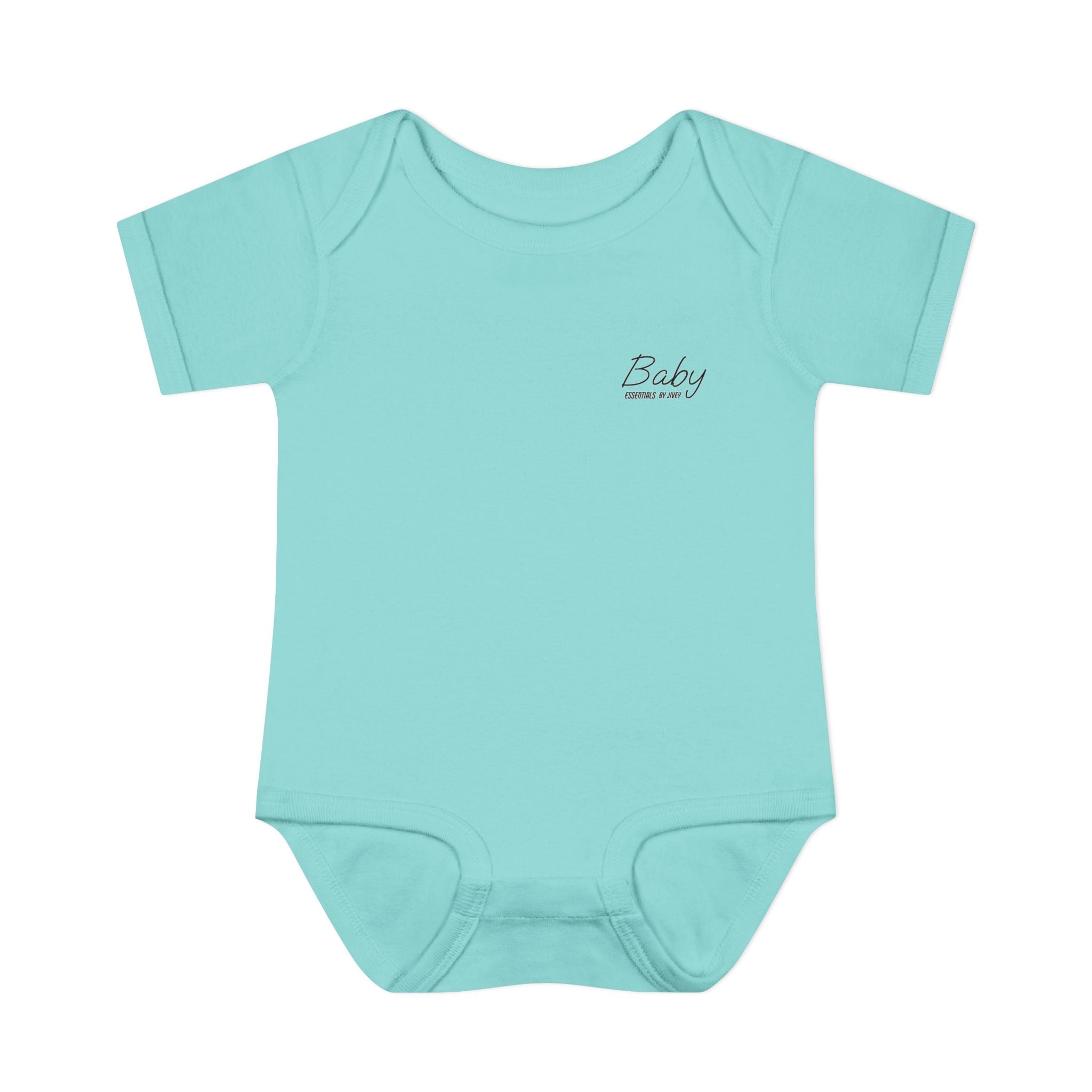 JIVEY Essentials Infant Baby Rib Short Sleeves Bodysuit