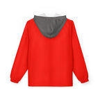 JIVEY Essentials Unisex Light-fabric Windbreaker Ruby Red Jacket