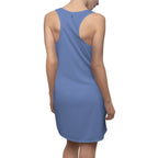 JIVEY Eminent Light-fabric Sporty-fit Light Blue Racerback Dress