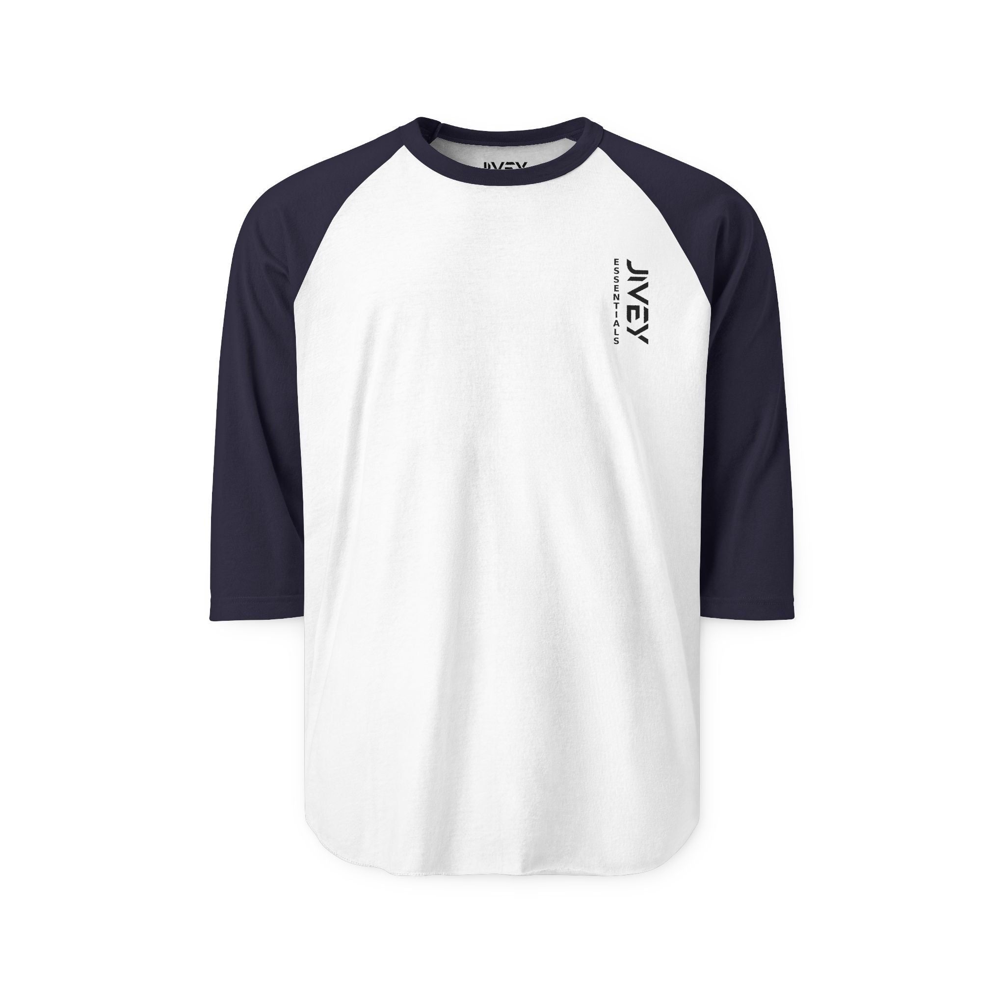 JIVEY Essentials Unisex Three-Quarter Sleeve Raglan Shirt
