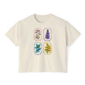Art Print Crew Neck  Tee