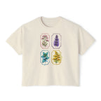 Art Print Crew Neck  Tee