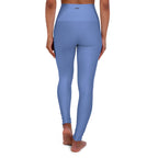 JIVEY Essentials Women's High Waisted Skinny-fit Light Purple Blue Yoga Leggings